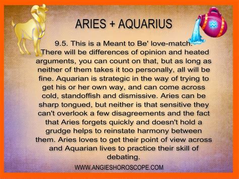 aries man compatibility with aquarius woman|More.